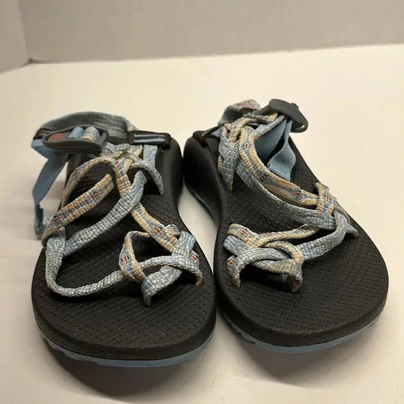Chaco ZX2 Classic Athletic Sandal Shoe Adjustable Strappy  Blue White Women's  6 - Picture 3 of 11